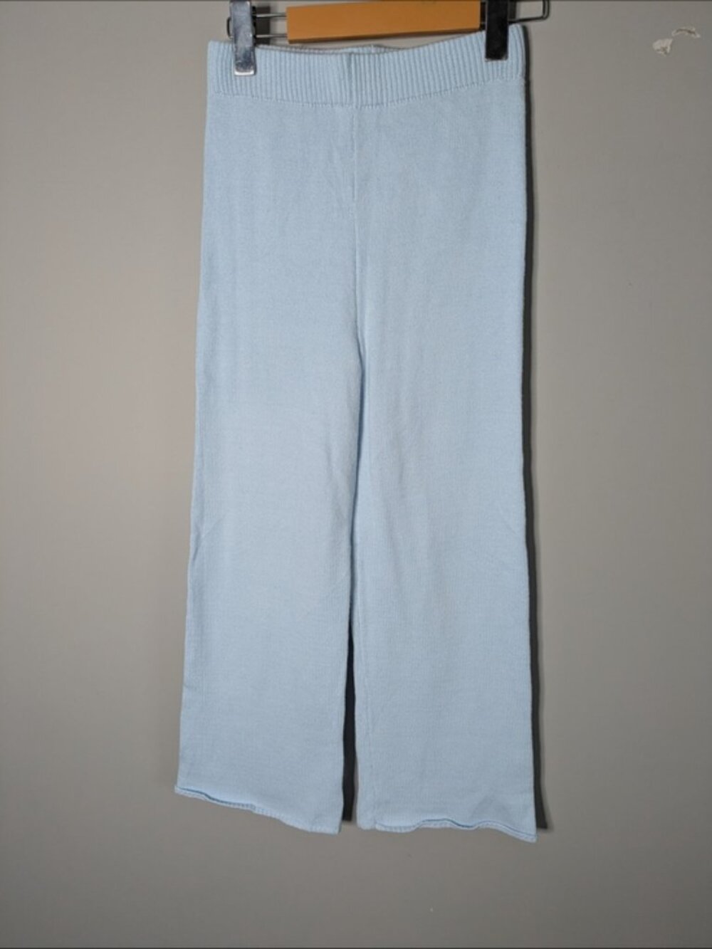 Cupcakes and Cashmere Youth Blue Knit Happy Face Lounge Set Size Medium (10-12) - Picture 5 of 10